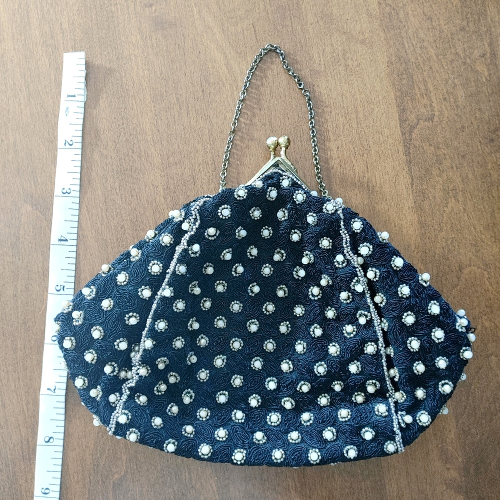 Vintage beaded handbag - Picture 10 of 12